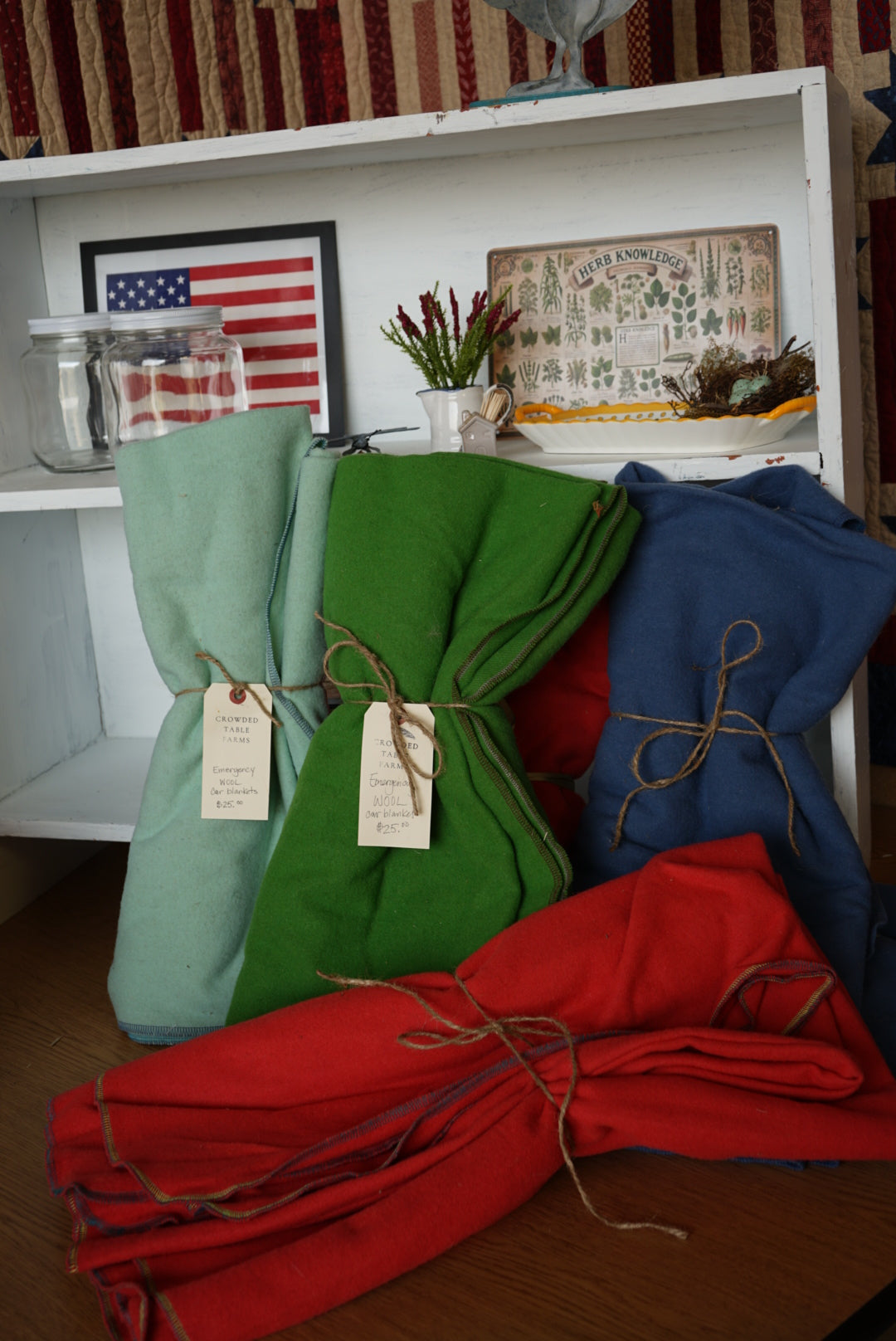 Wool Car Emergency Blanket