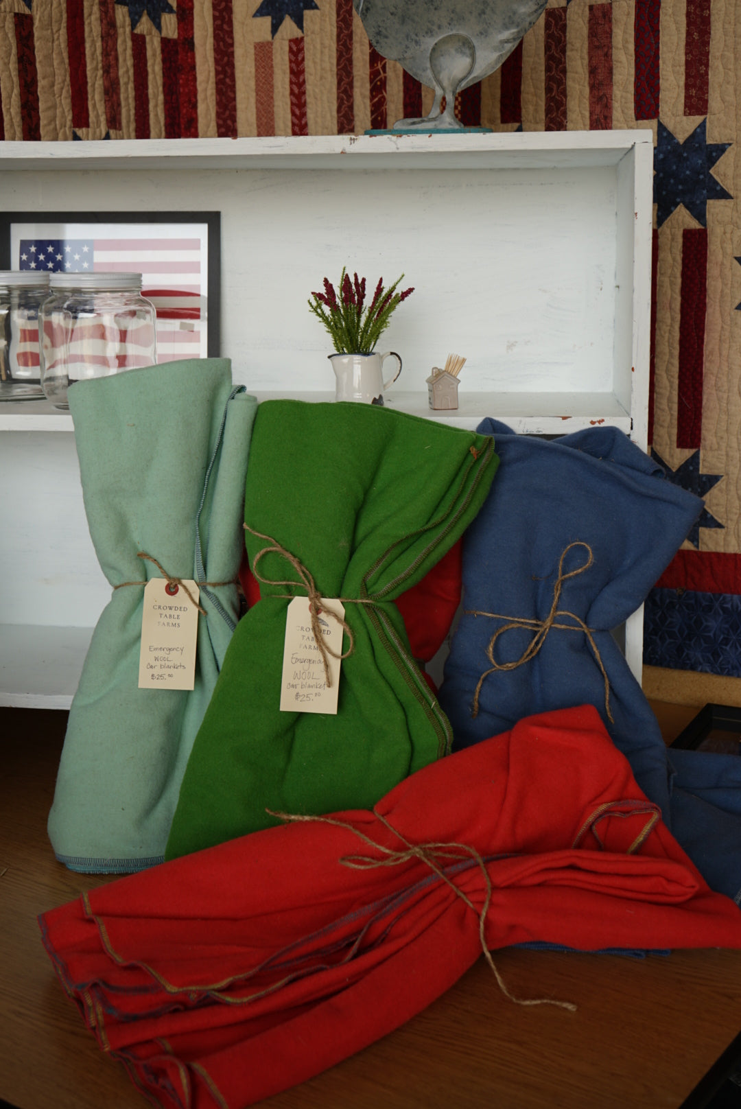 Wool Car Emergency Blanket