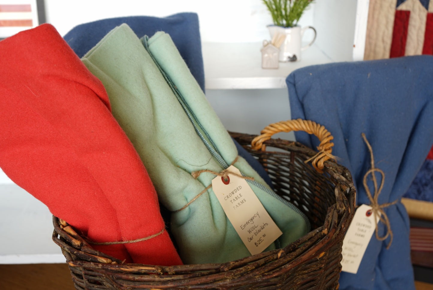 Wool Car Emergency Blanket