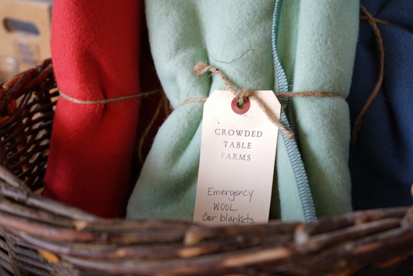 Wool Car Emergency Blanket